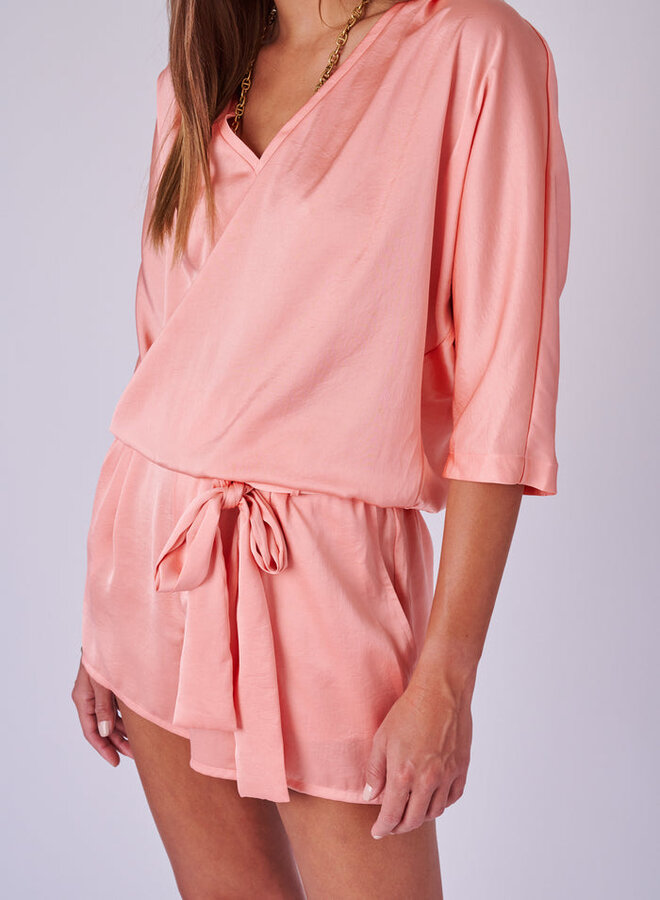 Overlover- La Jolla Romper- Corar
