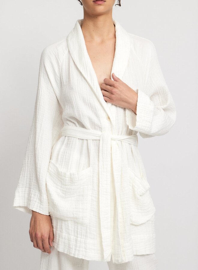 Raquel Allegra- Robe- Cream