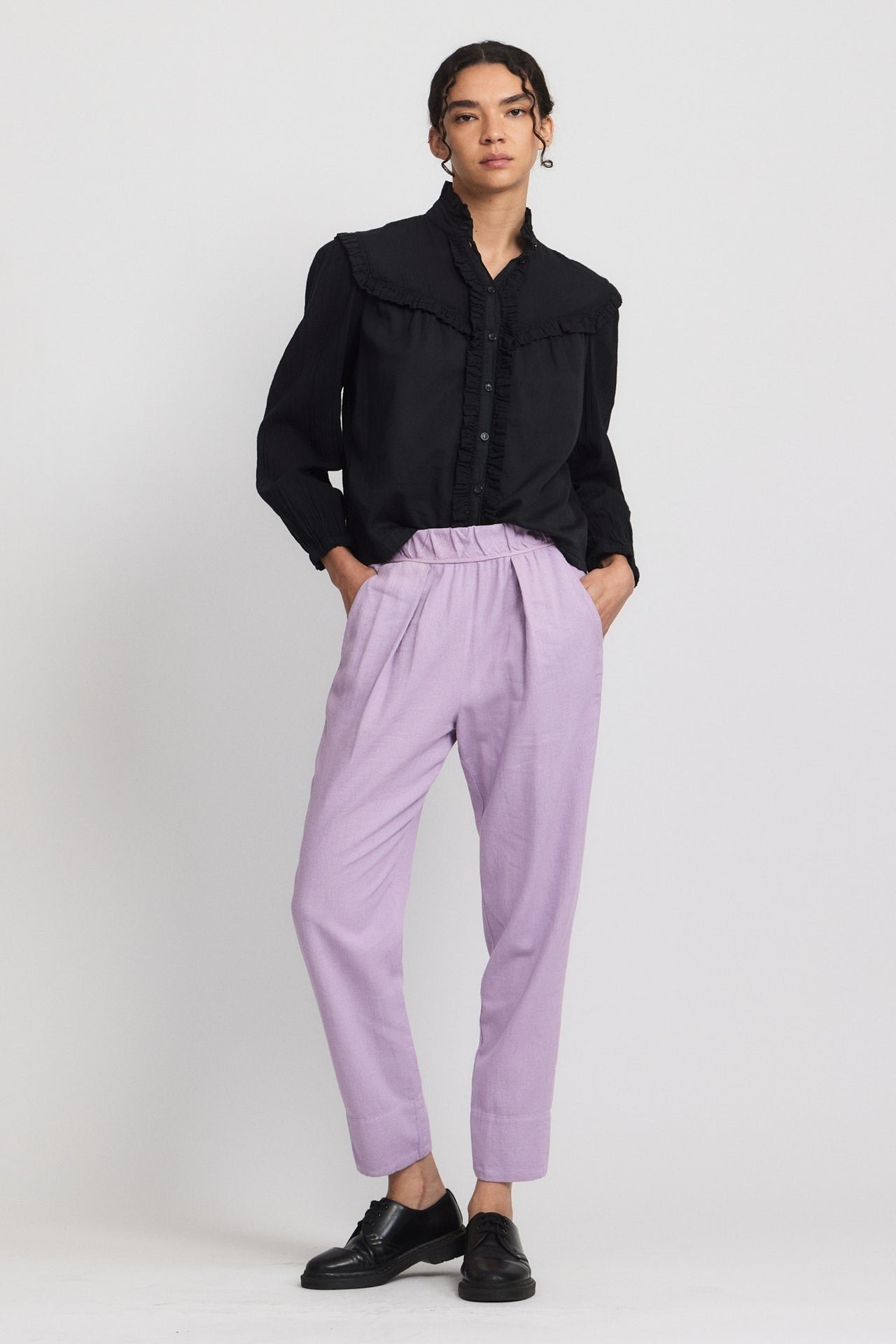 Red Purple Stripes Treatment Sasha Pant – Raquel Allegra