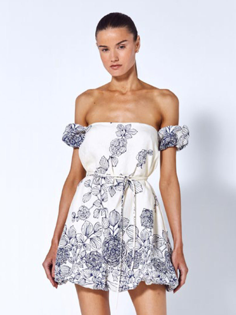 Alexis- Muscari Dress- Iris - Dukes Online