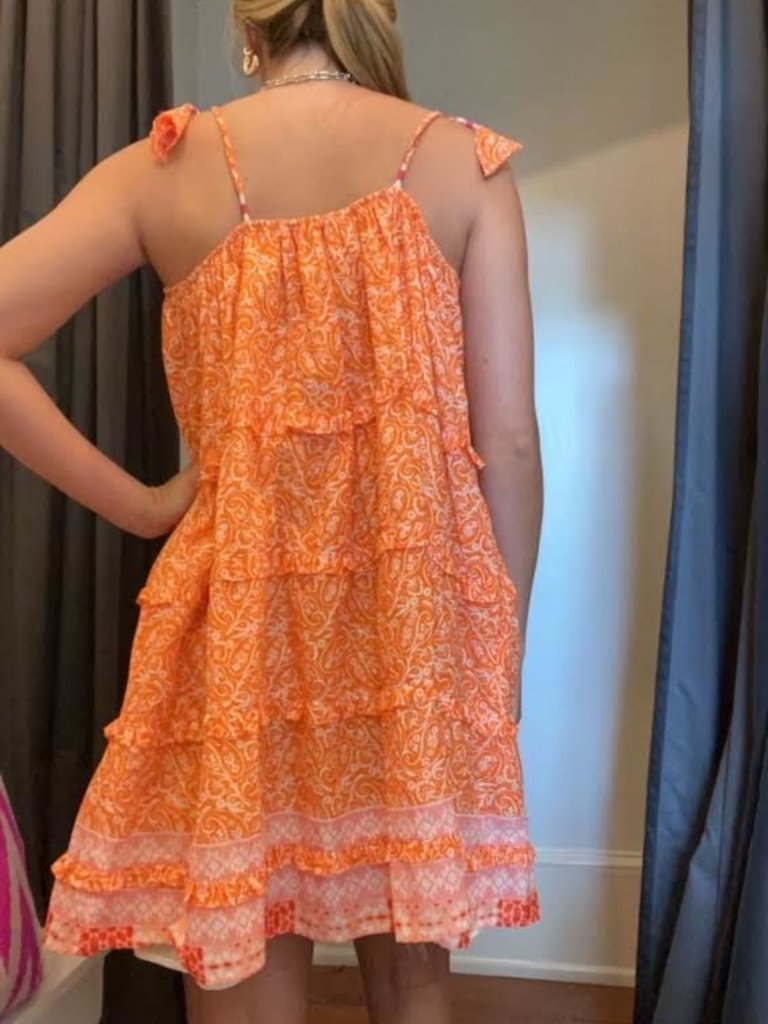 Floe Floe- Adrika Dress- Orange