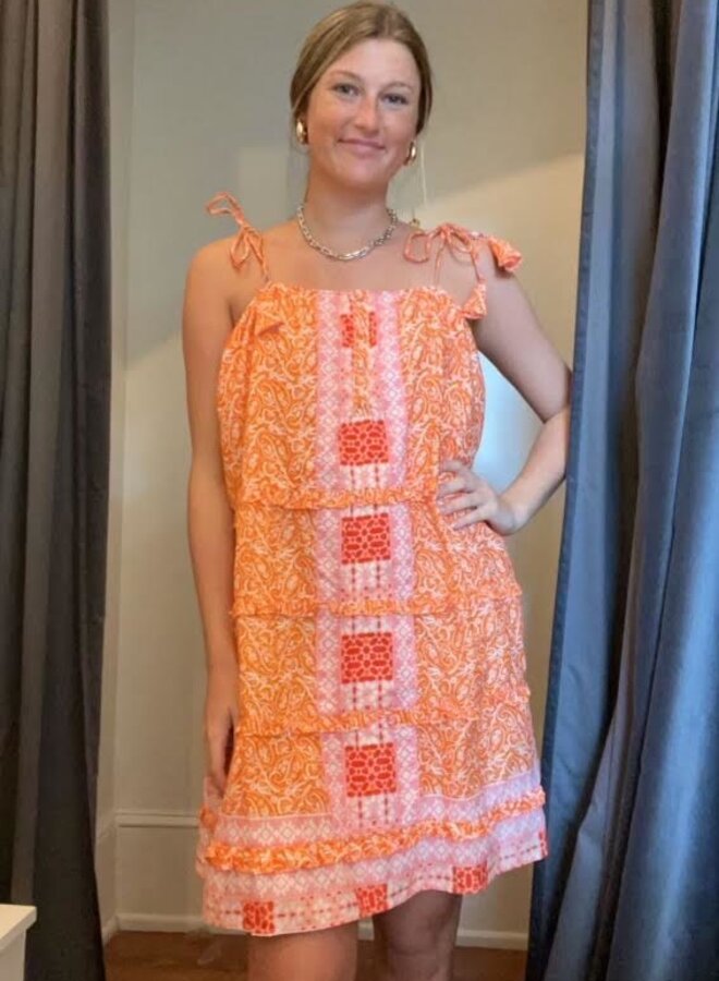 Floe- Adrika Dress- Orange