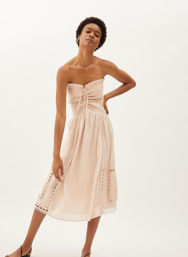 Mariacher- Melilla Elisa Strapless Dress- Sienna