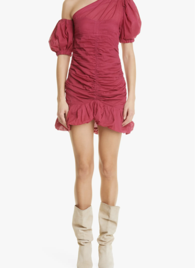 Isabel Marant- Lecia Dress- Raspberry