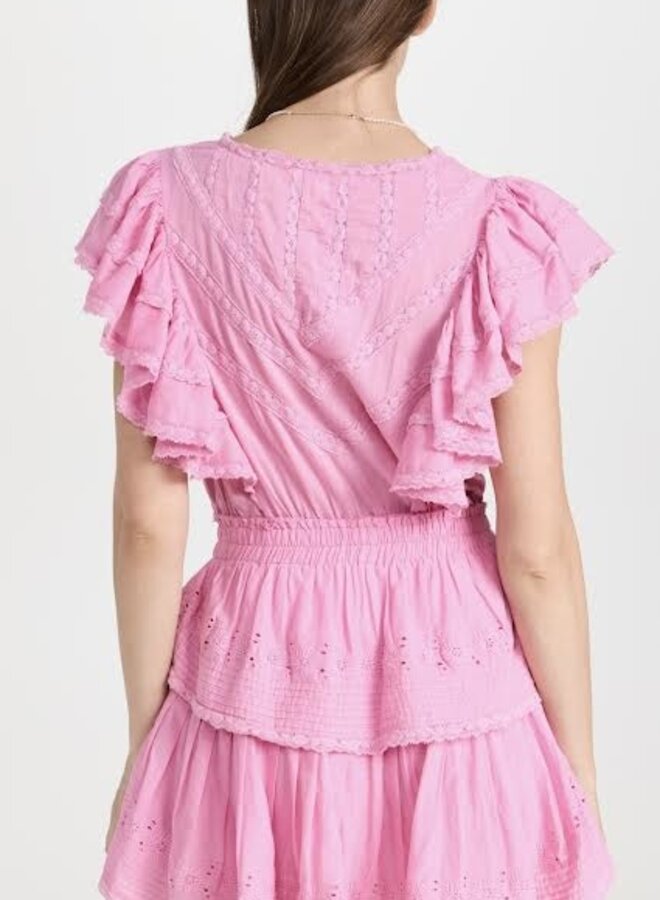 Love Shack Fancy- Gwen Dress- Rose Bloom