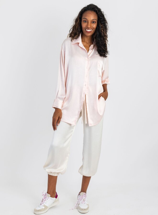 Koch- Bret Top- Angel Pink Polysatin