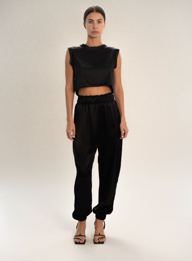 Nonchalant- Mel Top- Black