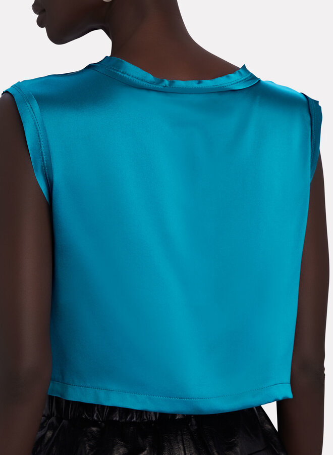 Nonchalant- Mel Top- Teal