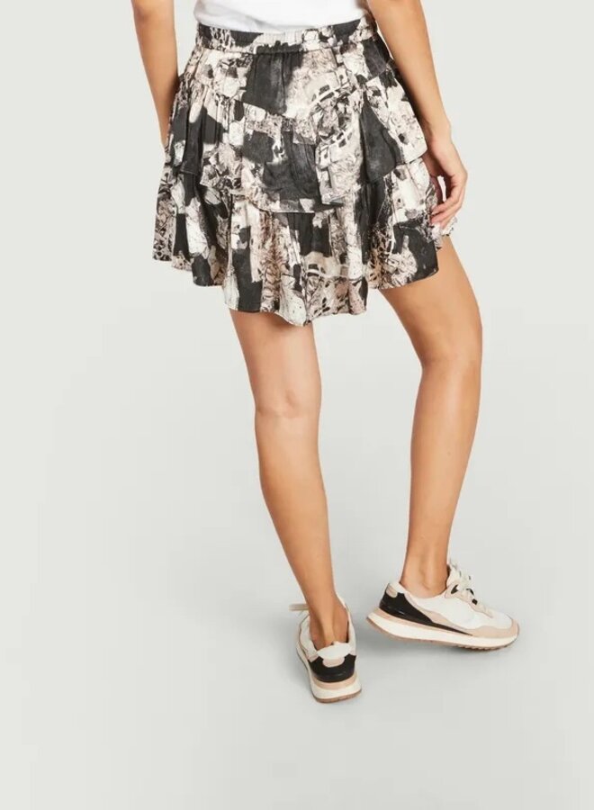 IRO- Nila Skirt- Black/Beige