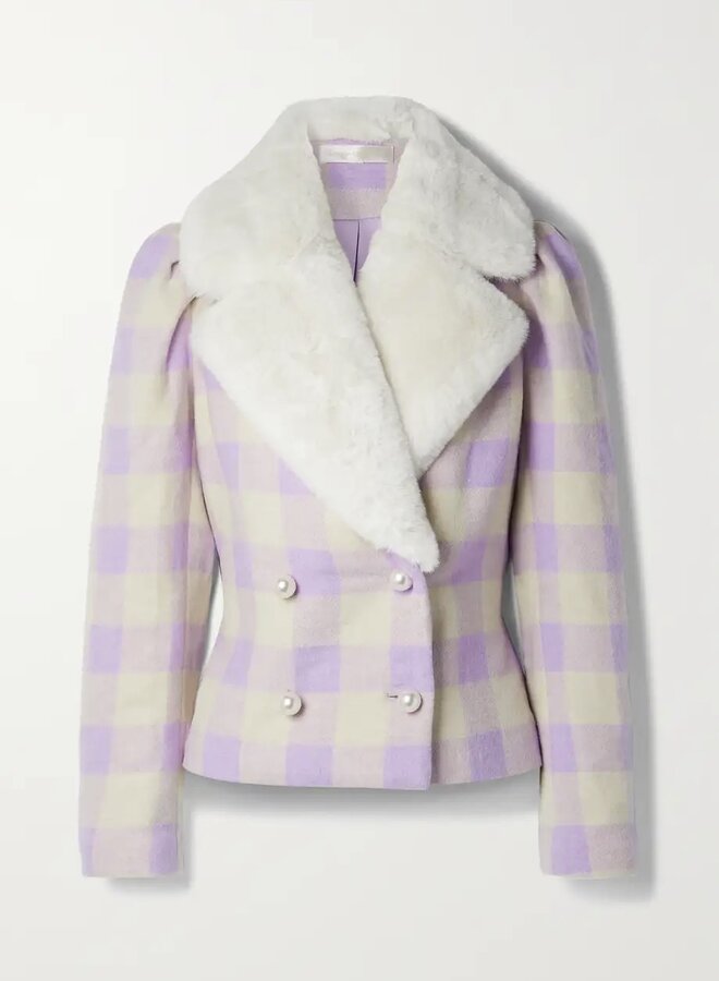 Love Shack Fancy- Dumont Jacket- Lavender Spritz