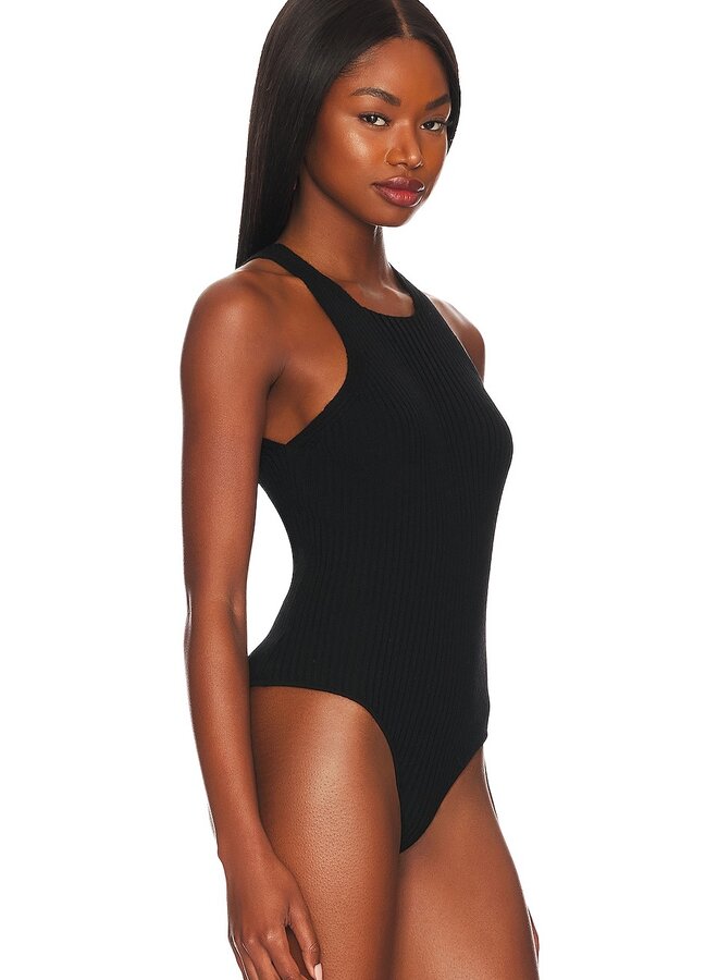 One Grey Day- Milan Bodysuit- Black