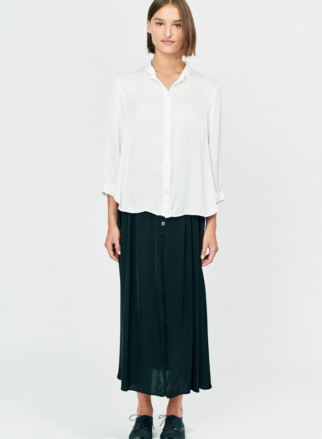 Raquel Allegra- Essential Blouse- Washed White