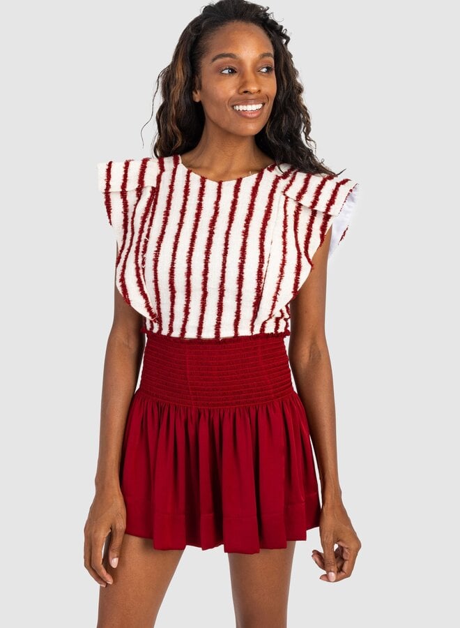 Koch- Cecilia Top- Scarlet Stripe