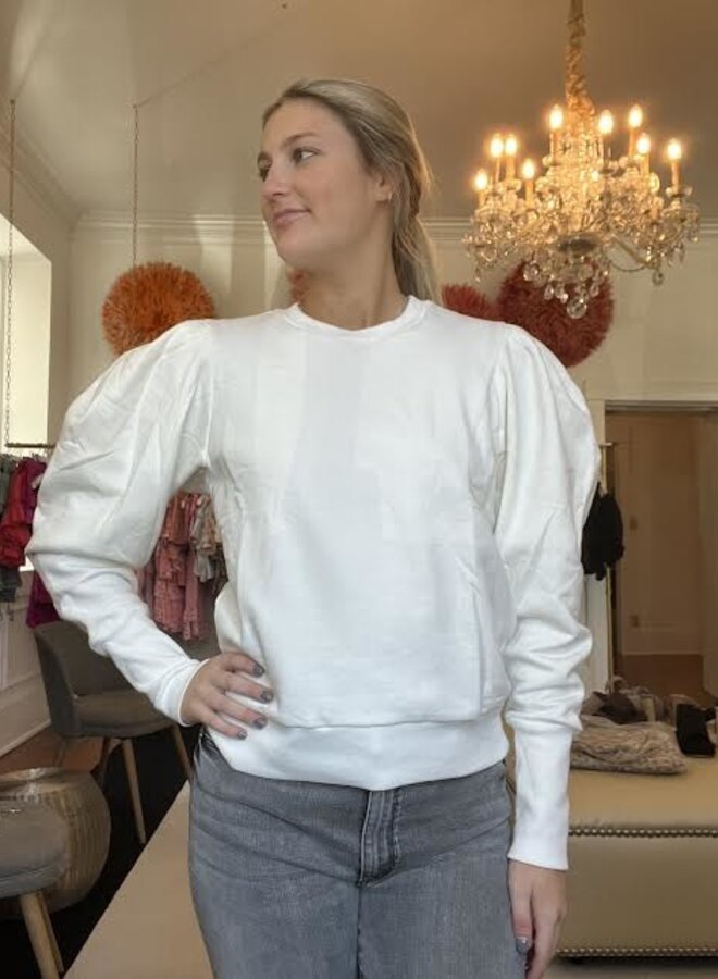 The Femm- Maia Sweatshirt- White
