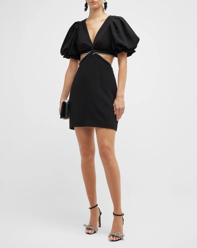long dress polkadot Black Polka Dots – My Store Ombre Dresses Size:XL - 14 One Shoulder Short Bridesmaids