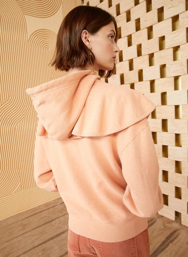 Ulla Johnson- Lolla Hoodie- Pale Coral