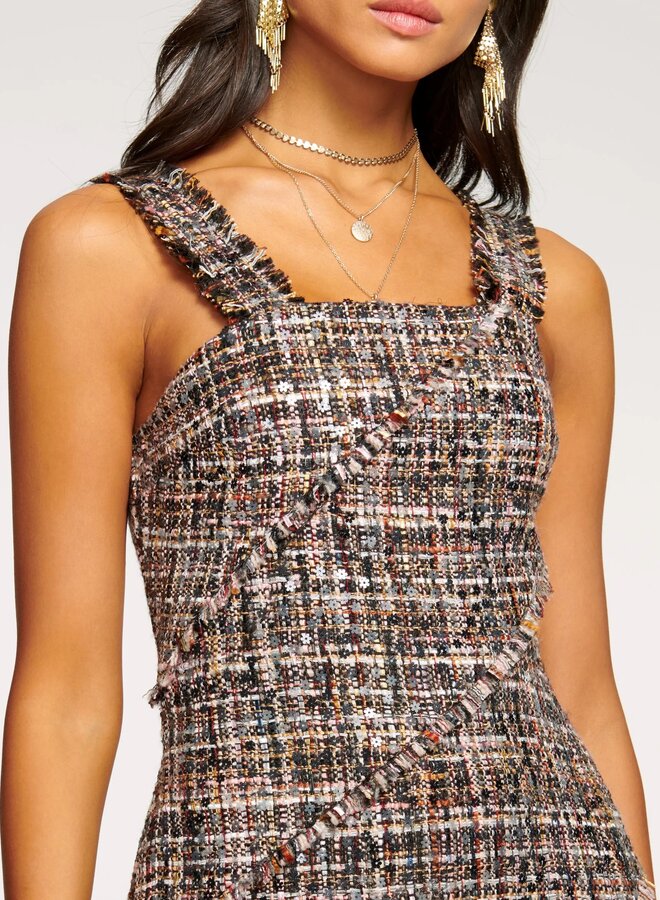 Ramy Brook- Indra Tweed Mini Dress- Multi