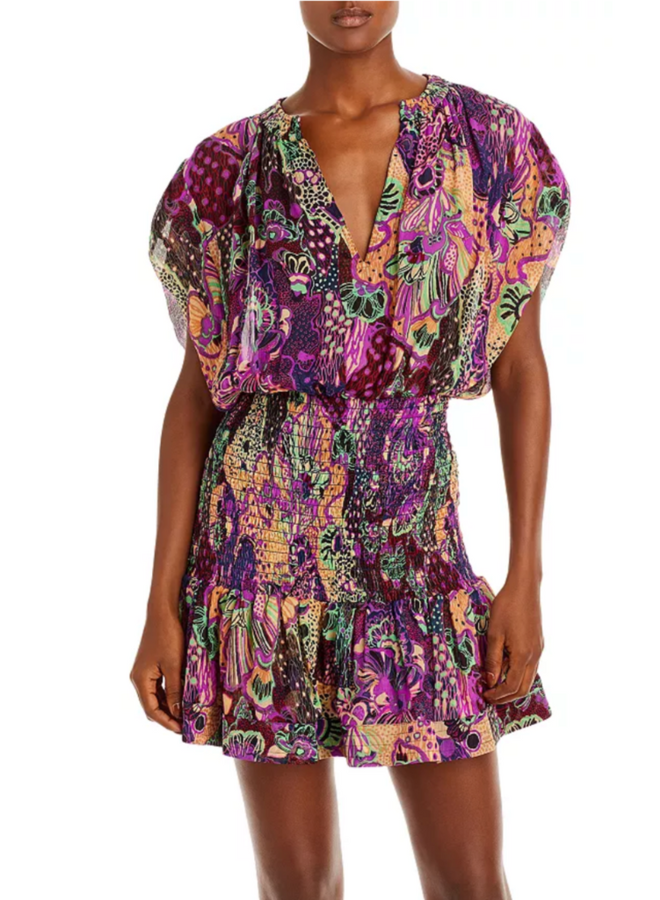 A.L.C.- Carly Dress- Orchid Multi