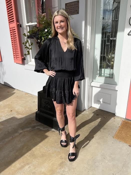 marina black dress Bella and Bloom Boutique main image 1