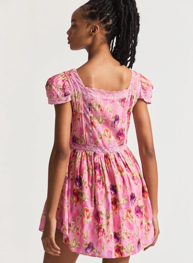 Love Shack Fancy- Nutmeg Dress- Wild Pink Rose