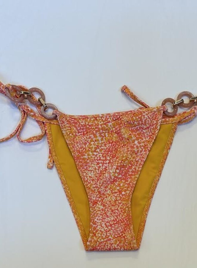 Ramy Brook- Printed Jazzy Bikini Bottom- Sunrise Dot