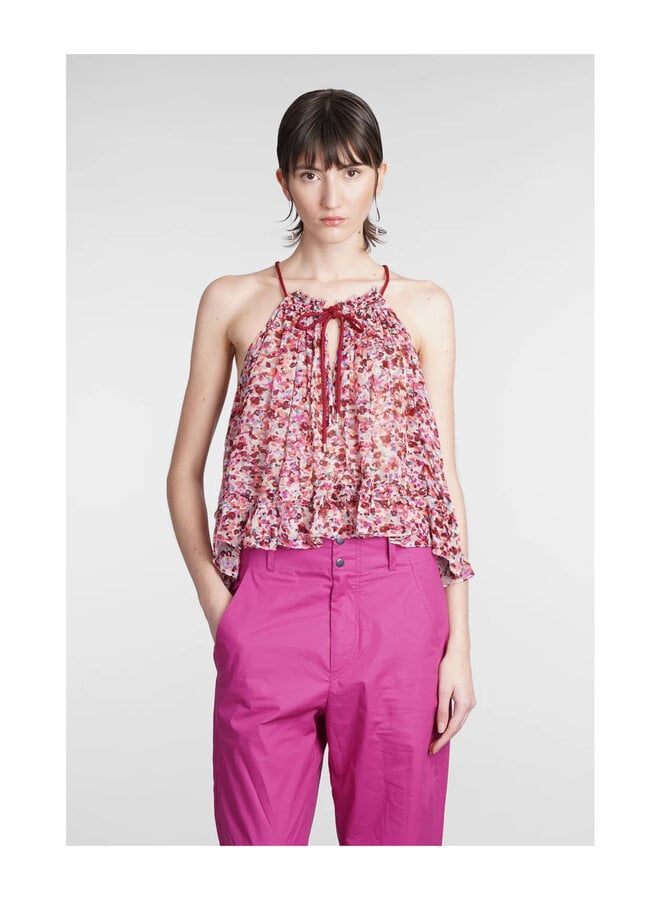 Isabel Marant- Fabino Top- Raspberry/Euro