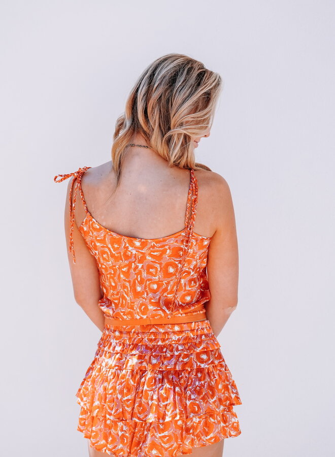 SHUG- Lala Skirt- Orange Multi
