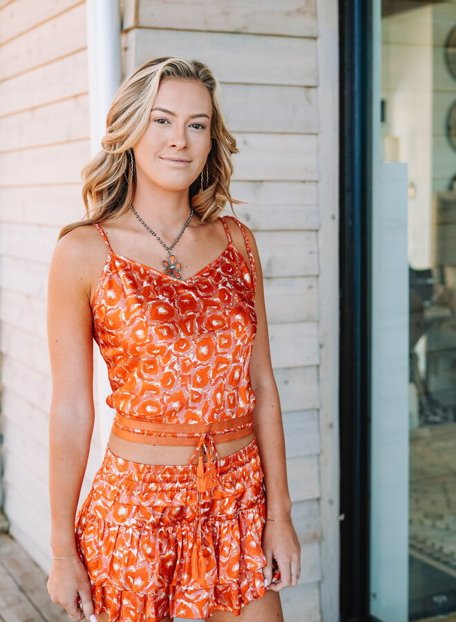 SHUG- Virginia Cami- Orange Multi