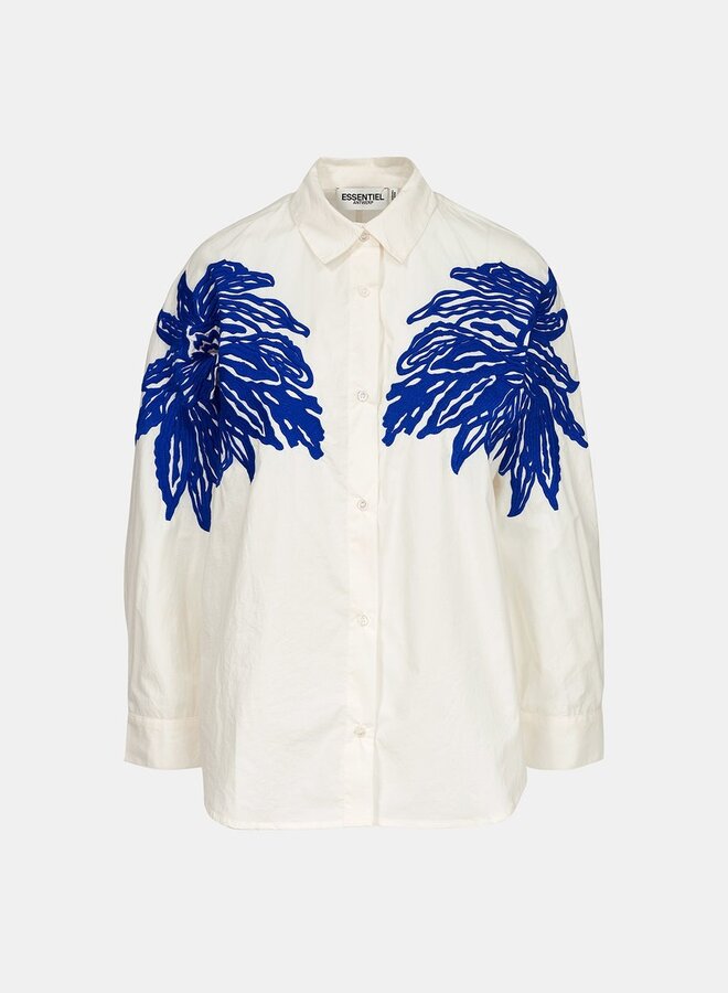 Essentiel Antwerp- Dolly Embroidered Shirt- White