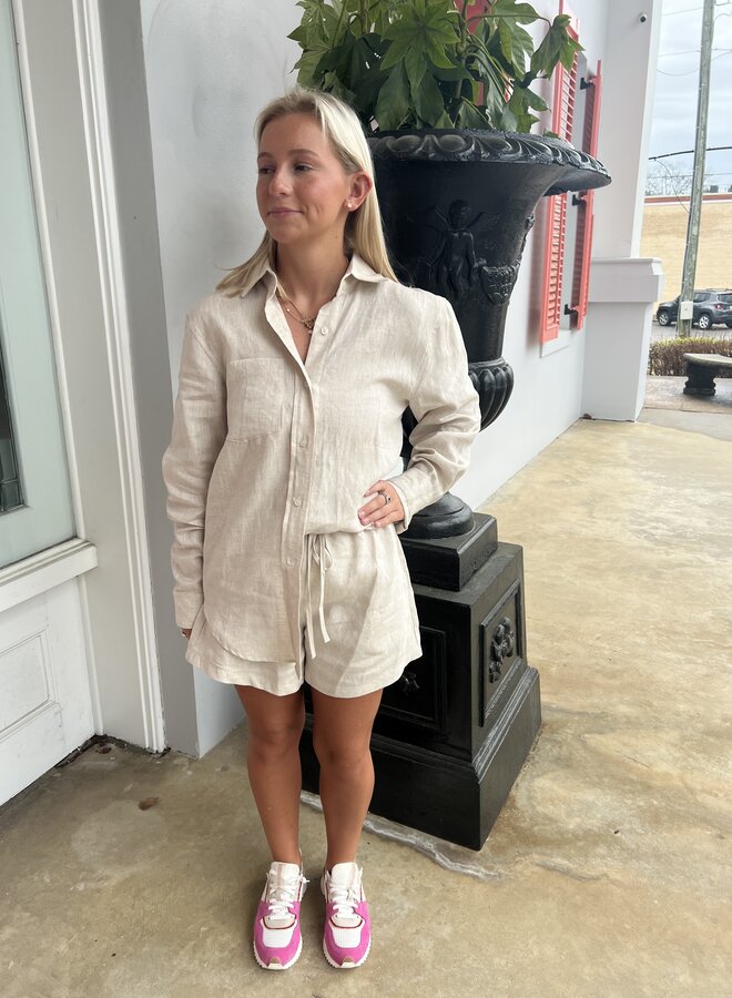 The Femm- Leandra Shirt- Natural