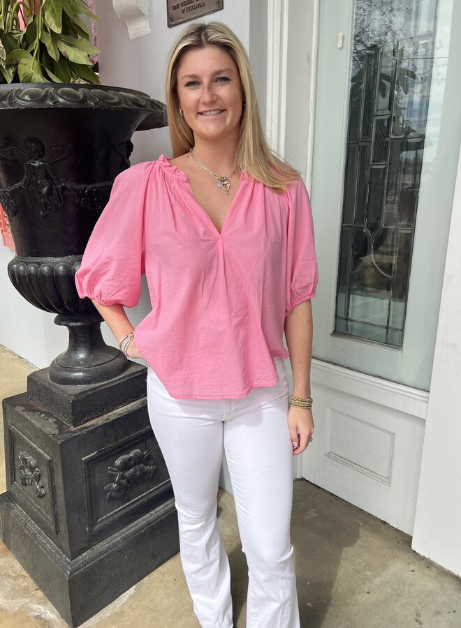 Xirena- Jules Top- Rose Mallow