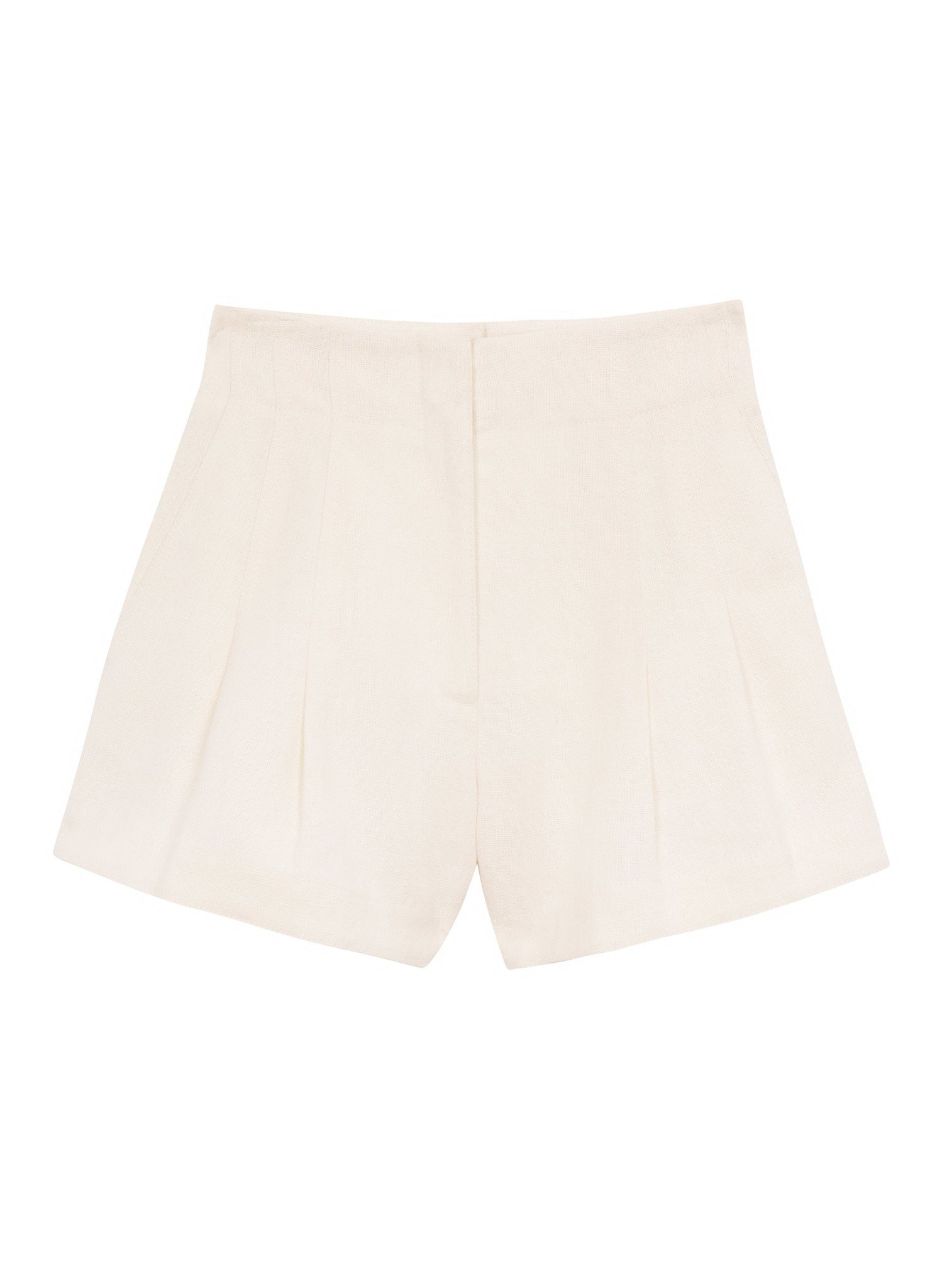 SILK SHORTS - Ecru