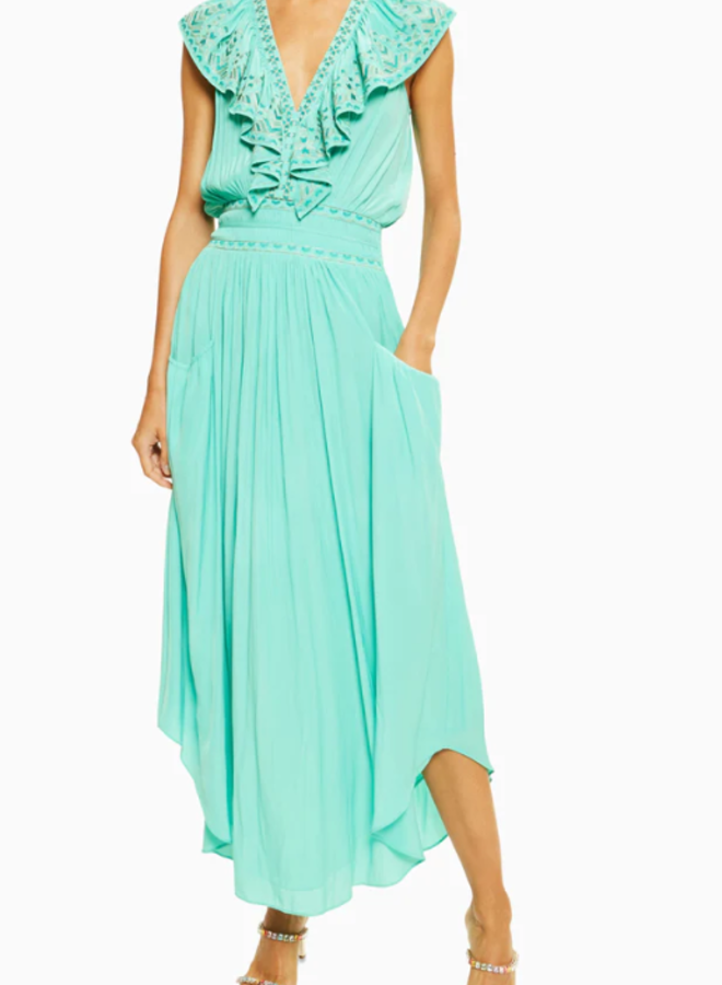 Ramy Brook- Embellished Camden Dress- Malachite