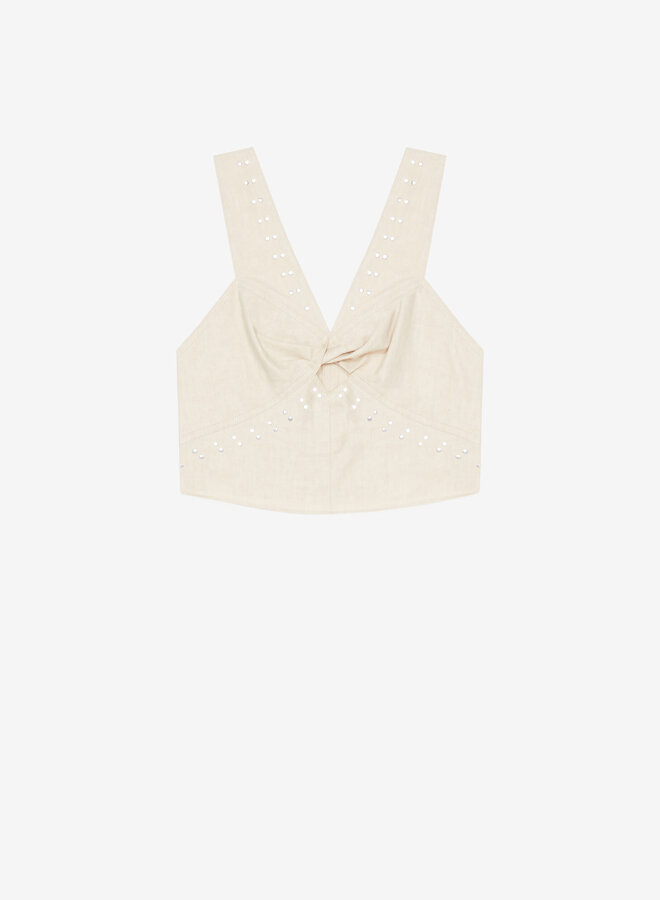 IRO- Ryad Top- Light Beige