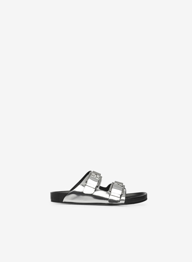 IRO- Billie Mirror Sandal- Silver
