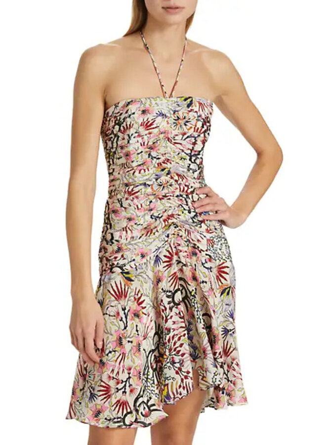 Maria Cher- Humahuaca Uriel Short Strapless Dress- Mix 1