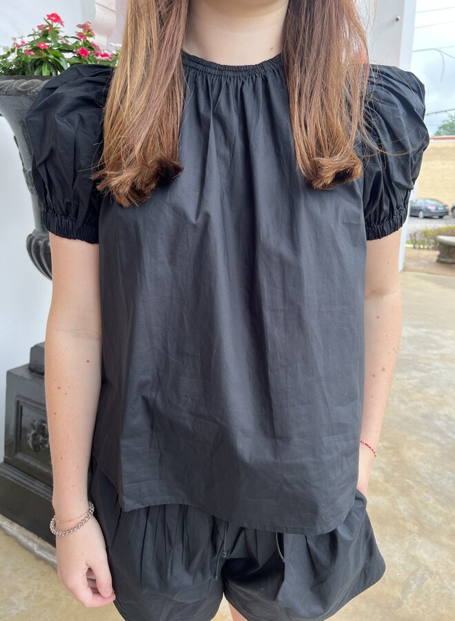 Ulla Johnson- Frances Top- Noir