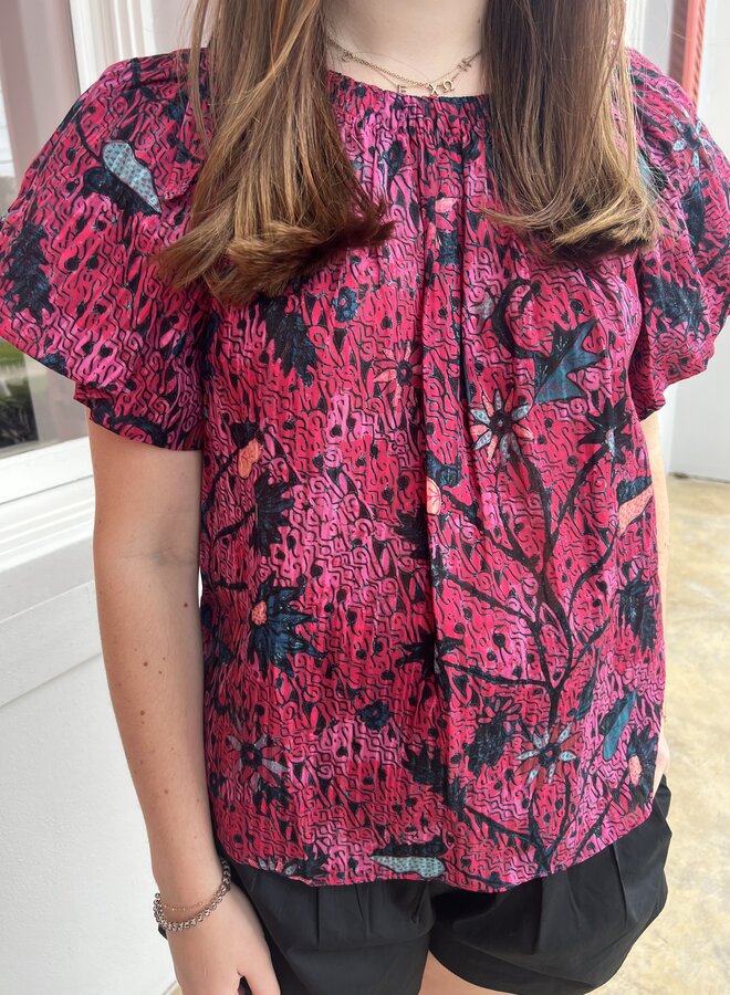 Ulla Johnson- Flo Top- Snapdragon