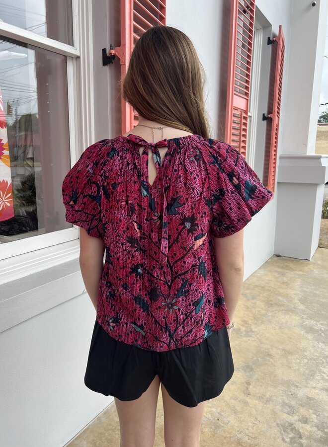 Ulla Johnson- Flo Top- Snapdragon