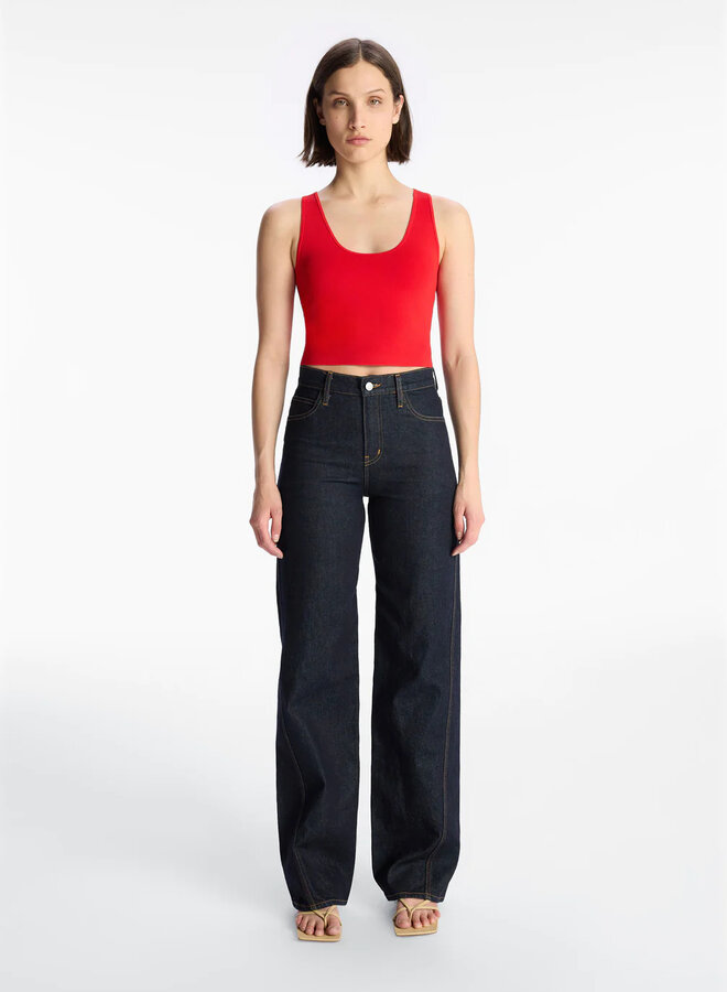 A.L.C.- Cleo Top- Vibrant Red