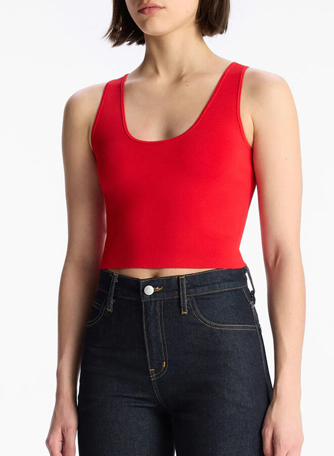 A.L.C.- Cleo Top- Vibrant Red