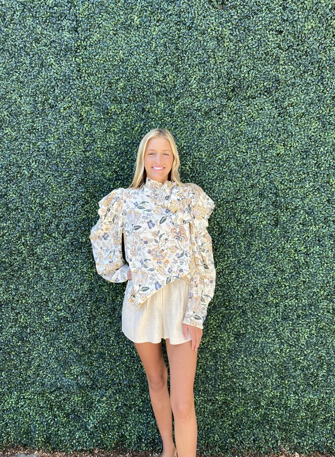 Ulla Johnson- Brea Blouse- Gardenia