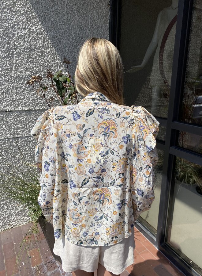 Ulla Johnson- Brea Blouse- Gardenia