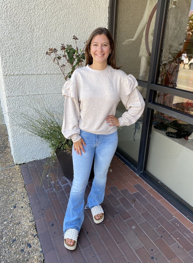 Ulla Johnson- Pilar Pullover- Oatmeal