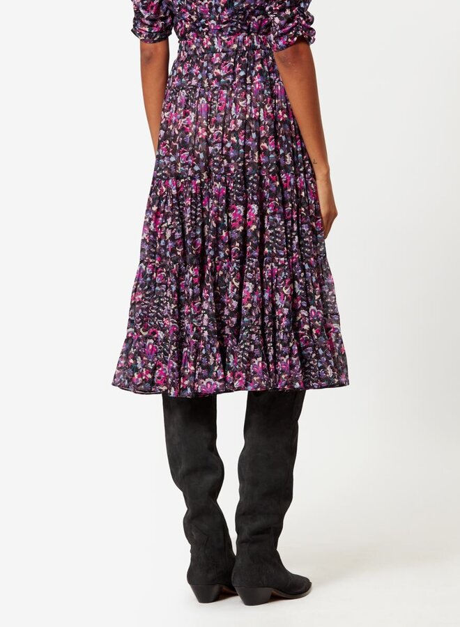 Isabel Marant- Elfa Skirt- Midnight/Pink