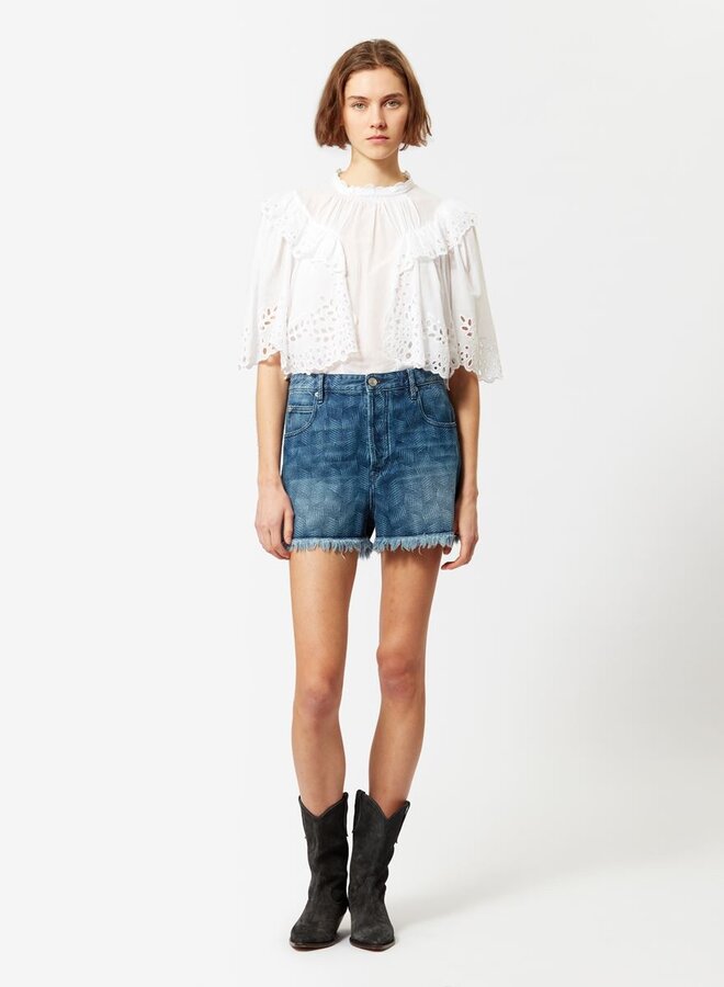 Isabel Marant- Lesia Shorts- Blue