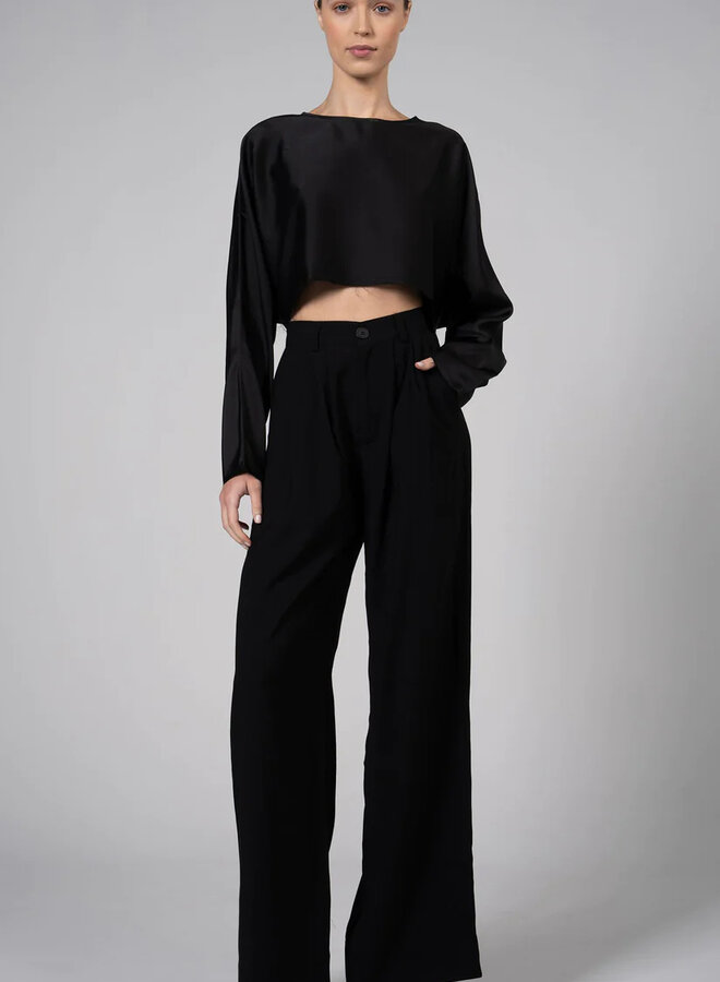 Nonchalant- Emily Blouse- Black