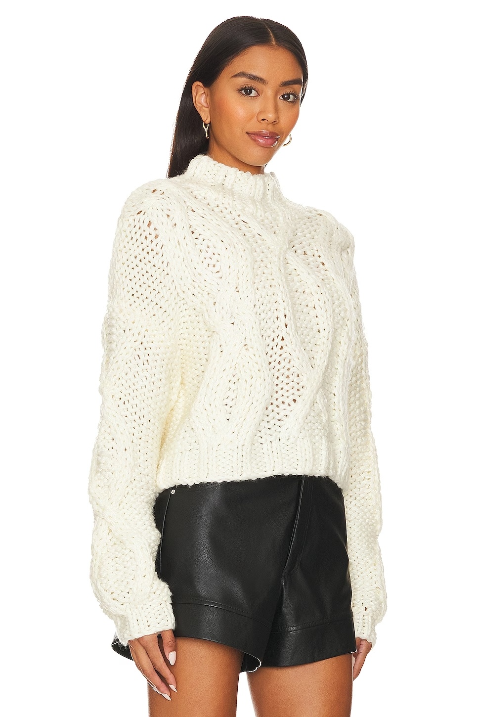 The Femm- Irene Sweater- Ivory - Dukes Online