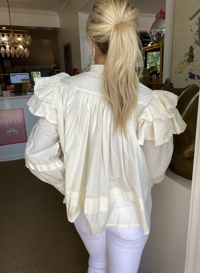 V.D.E. Vinster- Chloe Blouse- Cream