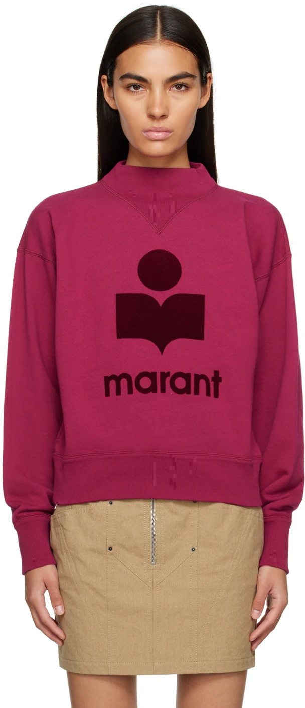 Isabel Marant Moby Sweatshirt Faded Night Pink Dukes Online